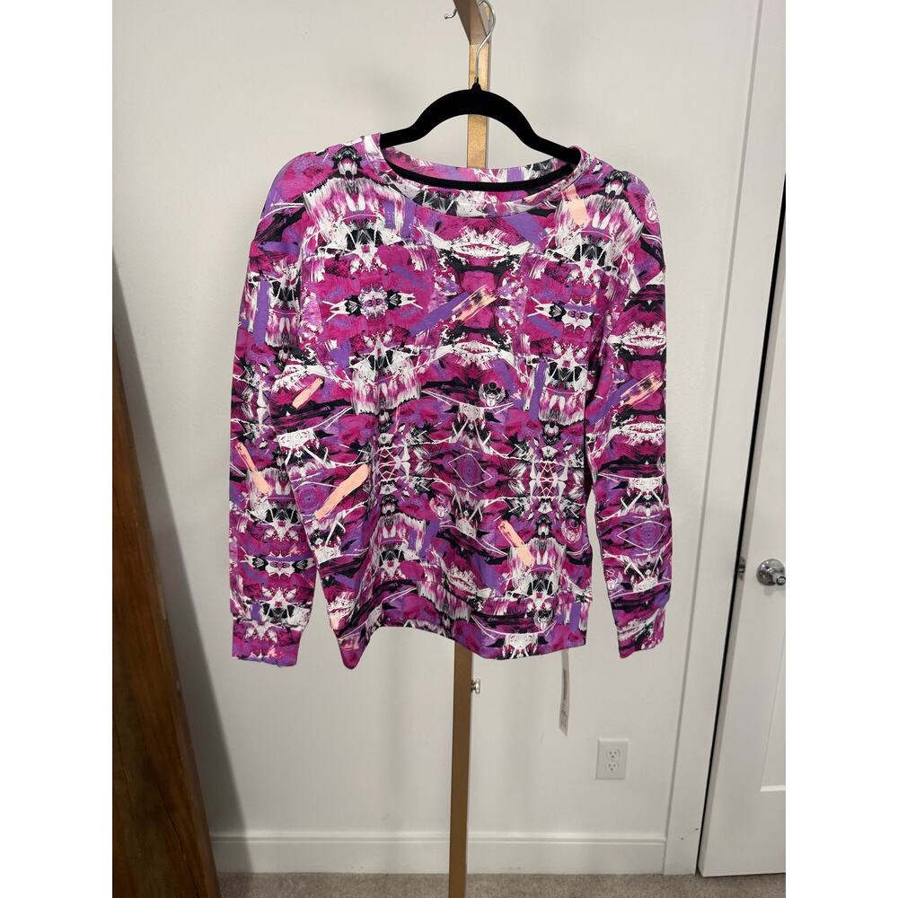 Frankie Morello | Graphic Print Long Sleeve Top - Picture 3 of 8